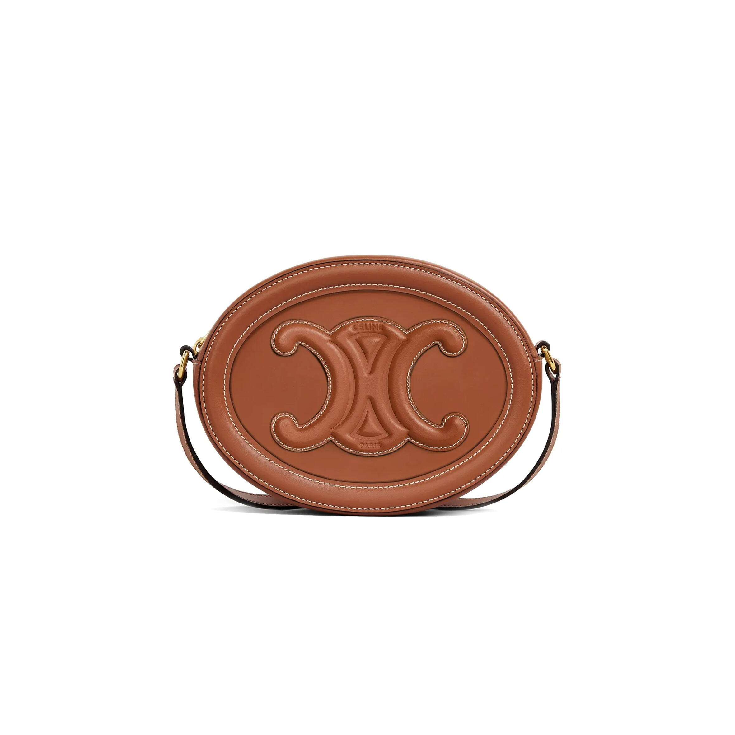 Ce**e medium crossbody in triomphe smooth cowhide 198603dxc.04lu (20*15*6cm)